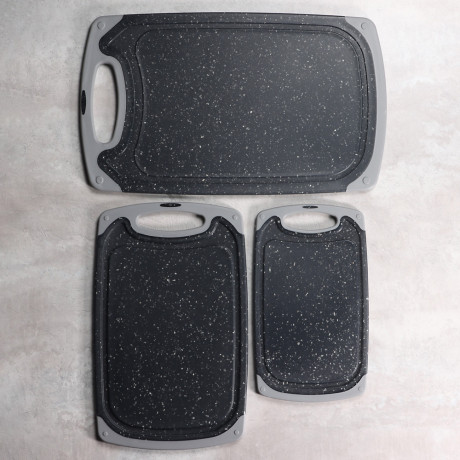 SATOSHI Марсель Набор досок разделочных 3шт 40х24х0,7см, 33х20х0,7см, 25х15х0,7см, пластик