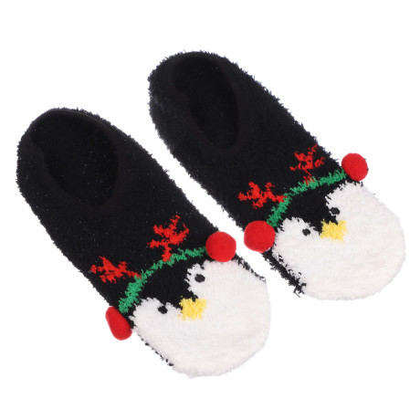 GALANTE Носки-антизаносы новогодние, р.23-25, 100% полиэстер, F05-2