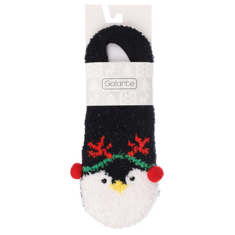 GALANTE Носки-антизаносы новогодние, р.23-25, 100% полиэстер, F05-2