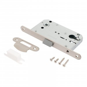 Замок врезной без ц/м АЛЛЮР АРТ 5300-P SN мат.никель (40)