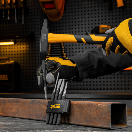 Набор инструментов, 1/2", 1/4", CrV, S2, пластиковый кейс, 84 предмета Denzel