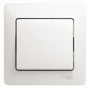 Systeme Electric GLOSSA выкл. СУ 1 кл. перламутр (пл.осн.) GSL000612 (15!)