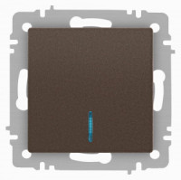 ЭРА Intro Accent мех. выкл. СУ 1 кл. (инд.) 10А 250В, бронза 6-102-08
