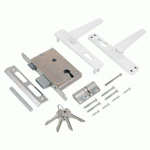 Д-град Зенит ЗВ4-3.01 белый Замок врезной с/руч (15)