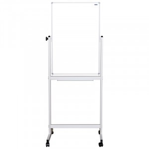 Доска магнитно-маркернаяOfficeSpace,90*60см,двустронняя,поворотная,мобильная,алюм.профиль Арт.325507