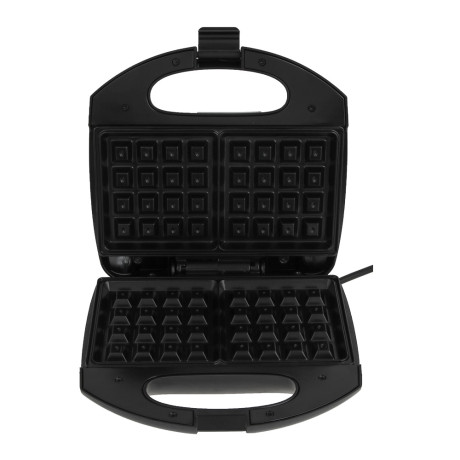 LEBEN Вафельница для бельгийских вафель, 1000 Вт, пластик, нерж. сталь, антипригарное покрытие