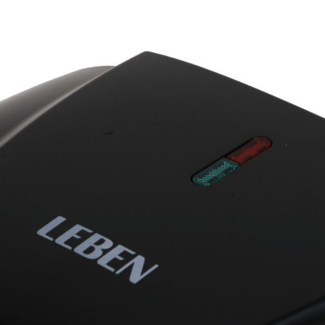 LEBEN Вафельница для бельгийских вафель, 1000 Вт, пластик, нерж. сталь, антипригарное покрытие