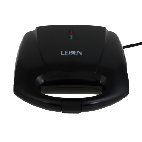 LEBEN Вафельница для бельгийских вафель, 1000 Вт, пластик, нерж. сталь, антипригарное покрытие