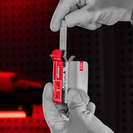 Гвозди, 12 мм, для мебельного степлера, со шляпкой, тип 300, 1000 шт Matrix