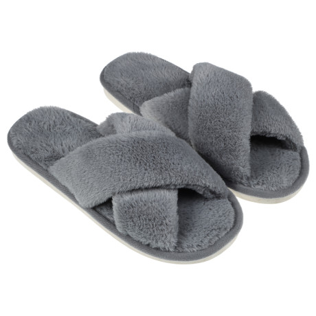 Обувь домашняя женская, размер 38-39, цвет серый, #16