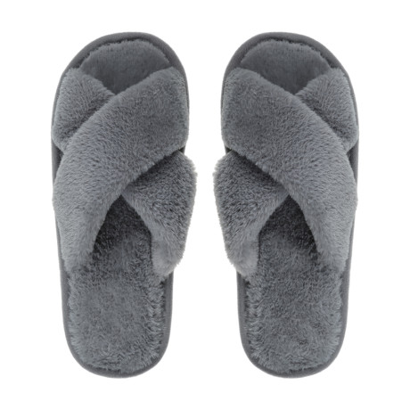 Обувь домашняя женская, размер 38-39, цвет серый, #16