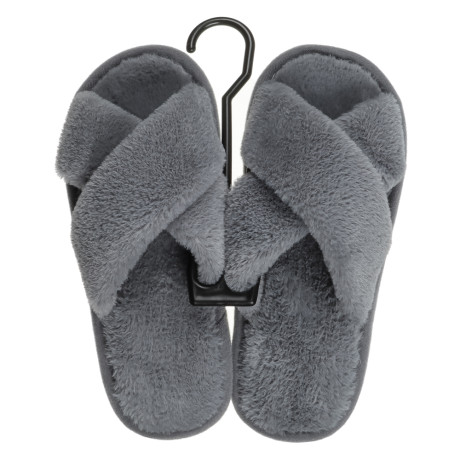 Обувь домашняя женская, размер 38-39, цвет серый, #16