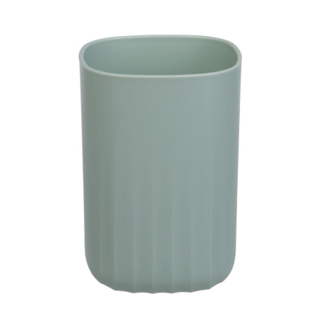 Стакан для ванной комнаты тм VETTA Сидней, пластик, PP, оливковый 7x10см