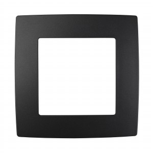 ЭРА 12 рамка СУ 1 мест. антрацит, 12-5001-05 1247