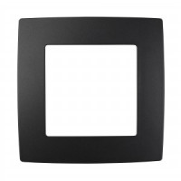 ЭРА 12 рамка СУ 1 мест. антрацит, 12-5001-05 1247