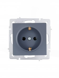 Lezard VESNA мех. роз. штор. СУ 16А графит (ПБТ, корп. ABS)  742-3488-124B