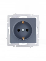 Lezard VESNA мех. роз. штор. СУ 16А графит (ПБТ, корп. ABS)  742-3488-124B