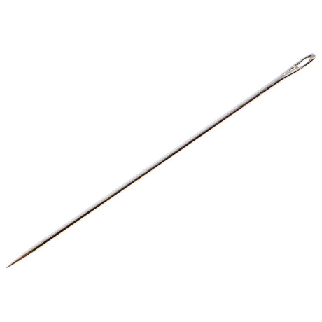 Набор игл 60шт для шитья + нитевдеватель, сталь, арт НС-025