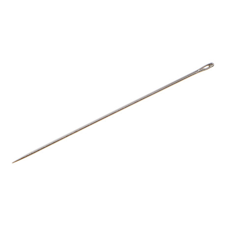 Набор игл 60шт для шитья + нитевдеватель, сталь, арт НС-025