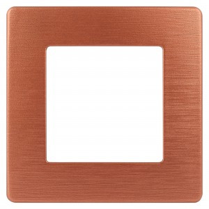 ЭРА 12 рамка СУ 1 мест. САТИН, медь 12-5101-14 8182