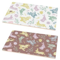 Доска разделочная "Пасхальные зайцы" (кратность 2!!!) 29*17см береза 18-88 Мультидом