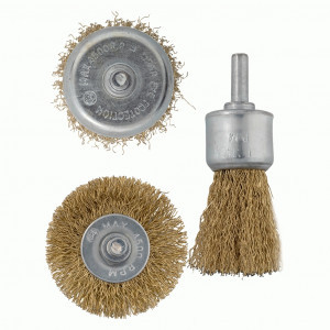 Smartbuy Набор 3шт щетки металлические для дрели/шуруповерта, с осью, SBT-SMB-1p1