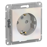 Systeme Electric AtlasDesign мех. роз. СУ 1 мест. жемчуг (пл.осн., земля, штор.) ATN000445 (10!)