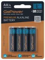 Э/п GoPower ULTRA LR6 AA BL4 Alkaline 1.5V (4/40/480)