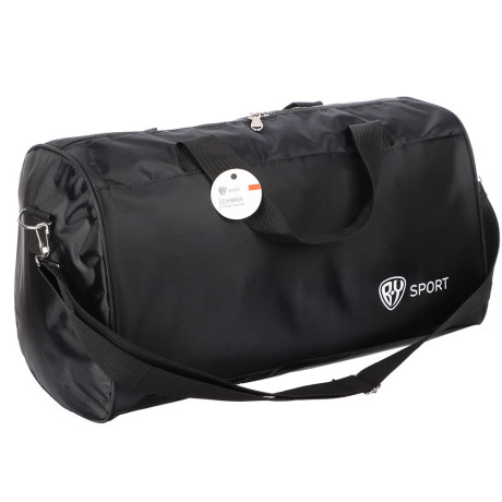Сумка спортивная тм BY SPORT, 48x28x22см, полиэстер 420D, ПВХ, цвет черный