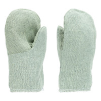 Рукавицы утепленные, брезентовые, огнеупорные, ватин, 2 размер Сибртех