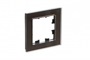 Systeme Electric AtlasDesign Nature рамка СУ 1 мест. стекло мокко ATN320601 (3!)