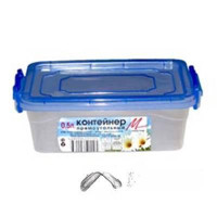 Контейнер 0,5 л прямоугольный для продуктов МилихПластик 06305