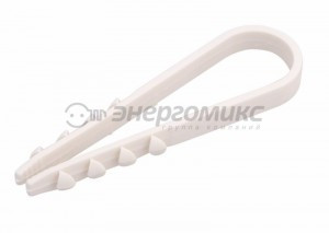 REXANT дюбель-хомут круглый 5-10мм белый (уп.100шт, цена за уп) 07-4501