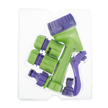 Набор поливочный, шланг 1/2", 25 м, 7 режимов пистолет, соединитель, адаптер Palisad