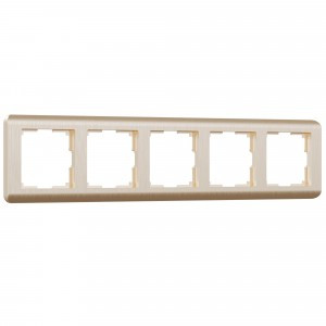 Werkel рамка СУ 5 мест. Stream (шампань) (WL12-Frame-05 a034615)W0052111 a051269