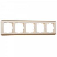 Werkel рамка СУ 5 мест. Stream (шампань) (WL12-Frame-05 a034615)W0052111 a051269