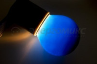 Лампа накал. Neon Night шар G45 E27 10W синяя матов. (д/гирлянды &quot;Белт Лайт&quot;) 401-113