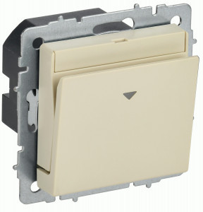 IEK BRITE мех. выкл. (карточный) СУ 1 кл. 30А ВС10-1-8-БрКр бежевый BR-V11-0-10-K10