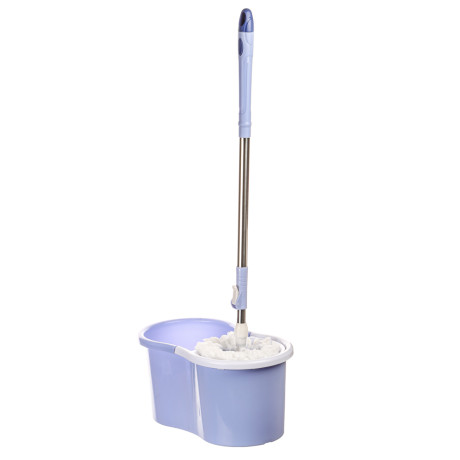 Набор МОП: ведро 9л, швабра, принцип отж. "Юла", пластик