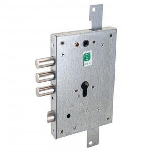 Гардиан Замок врезной тяжелый 2212 б/мех ЗЩ без торц.планки, с/т, б/о, б/н  м/о 85 (5)