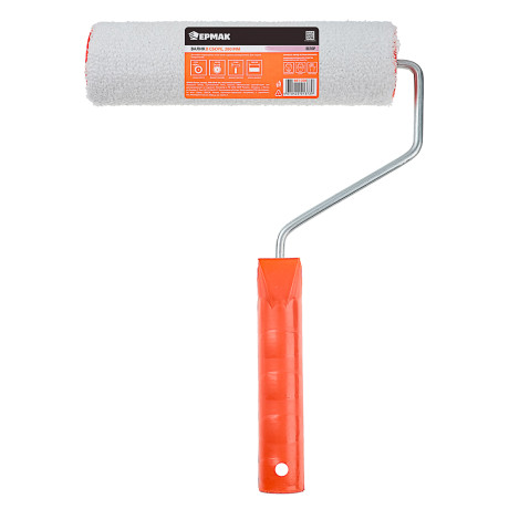 ЕРМАК Валик велюр 200х48х6мм, несъёмный шплинт