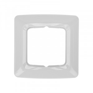 KRANZ DEA Рамка 1 мест. (горизонт.) Бел KR-78-0225