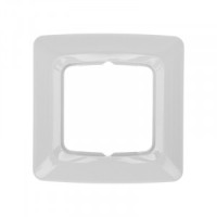 KRANZ DEA Рамка 1 мест. (горизонт.) Бел KR-78-0225