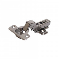 Петля мебельная вкладная с доводчиком Clip-On 1111 черн (комплект 2шт, цена за к-т) (50) StahlBuro