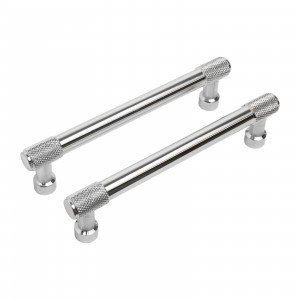 Ручка-рейлинг мебельная 128  AP2307-128 CP хром 2шт (цена за пару) (15, 150) StahlBuro