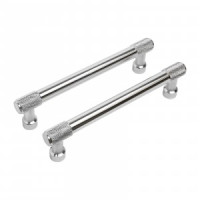 Ручка-рейлинг мебельная 128  AP2307-128 CP хром 2шт (цена за пару) (15, 150) StahlBuro