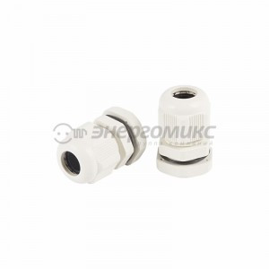 REXANT кабельный ввод PG-9 (4-8мм) серый цена за шт (100!), 07-8009