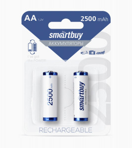 Ак-р Smartbuy AA/R6 Ni-Mh 2500 mAh BL2 (24/240) SBBR-2A02BL2500