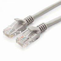 Cablexpert патч-корд медный UTP cat5e, 15м, литой, многожильный (серый)