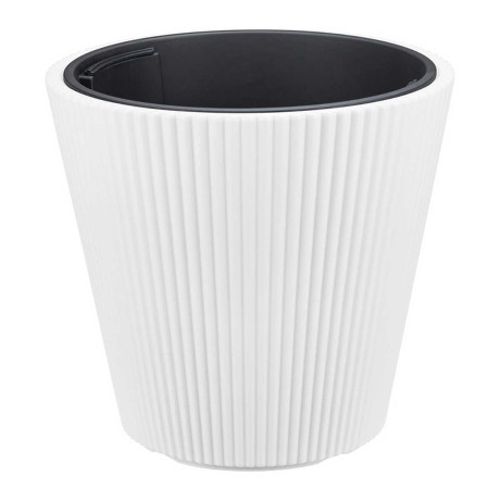 Кашпо СТРИП 30 л со вставкой Белый М3413 х1